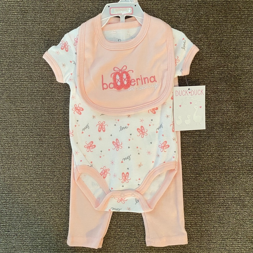 Pink Ballerina 3 Piece Set